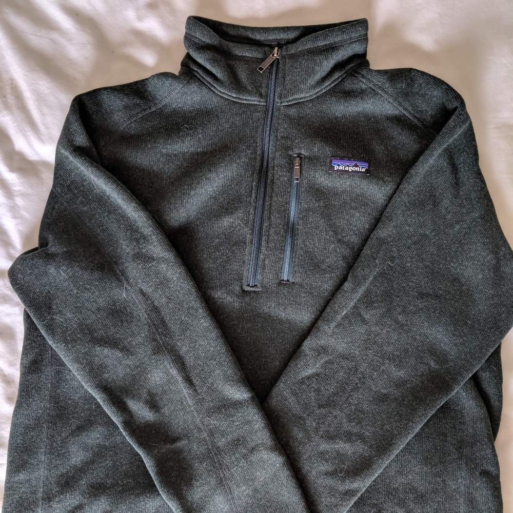 Patagonia Better Sweater 1/4 Zip - Men's XL Green